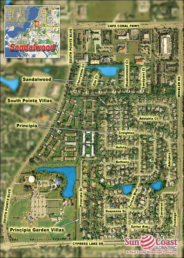 Sandalwood Estates Overhead Map